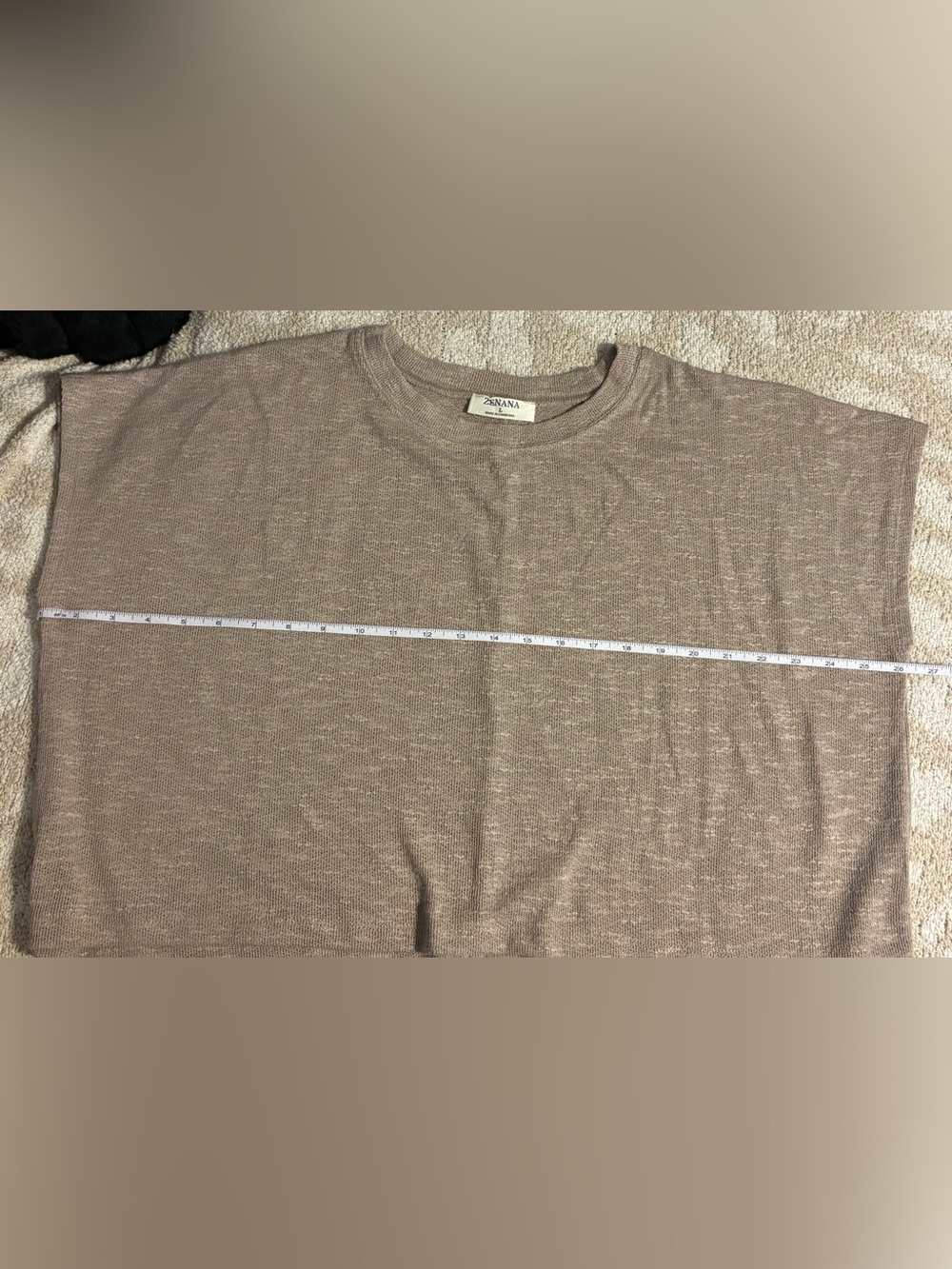 Zenana Outfitters Gray Boxy midi Crop Top - Picture 11 of 14